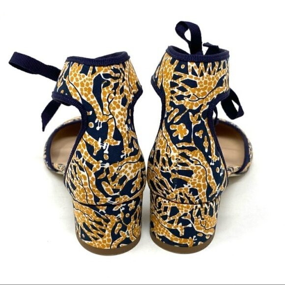 Drake’s for J. Crew giraffe print block heels - Picture 9 of 10